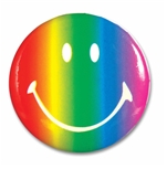 Rainbow Smiley Button